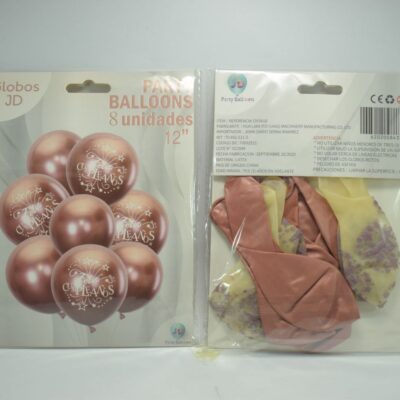 Bouquet x8 feliz cumpleaños estampado