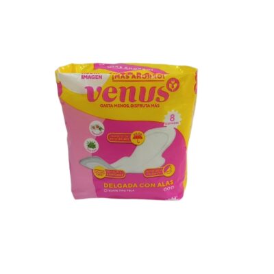 TOALLAS HIGIENICAS VENUS DELGADAS X8