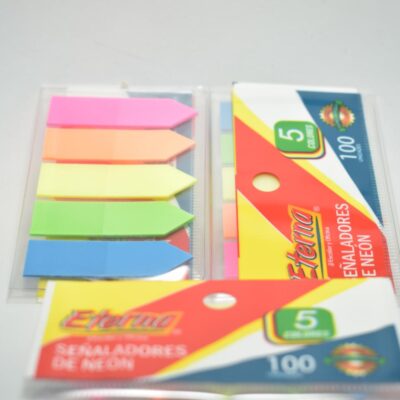 Separador neon para hojas x100 et349