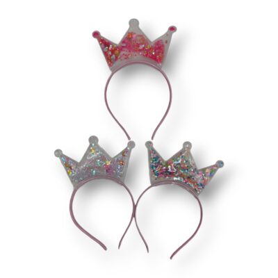 DIADEMA CORONA CON RELLENO X12 UNDS L2188