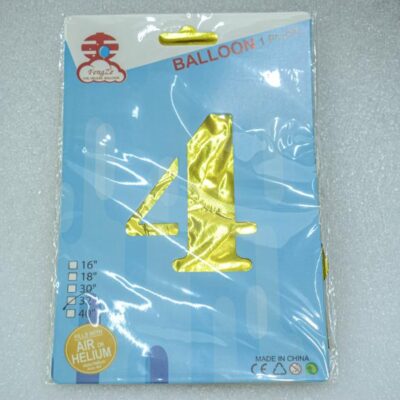 Numero inflable 32 Pulgadas DORADO