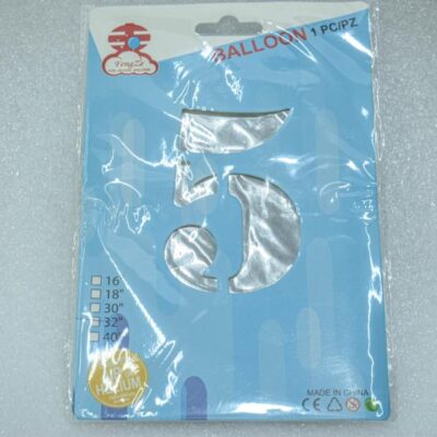 Numero inflable 32 Pulgadas PLATA